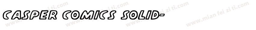 Casper Comics Solid字体转换